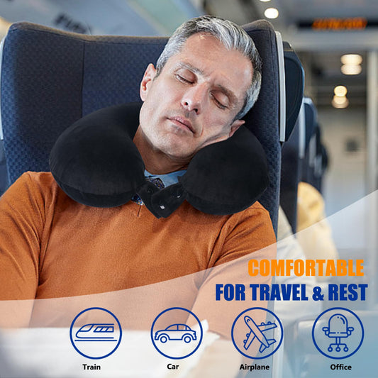 100% Pure Memory Foam Travel Neck Pillow